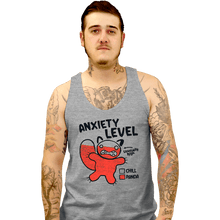 Load image into Gallery viewer, Daily_Deal_Shirts Tank Top, Unisex / Small / Sports Grey Anxiety Level Panda