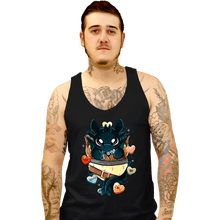 Load image into Gallery viewer, Daily_Deal_Shirts Tank Top, Unisex / Small / Black Dragon Valentine
