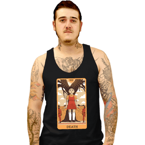 Daily_Deal_Shirts Tank Top, Unisex / Small / Black Tarot Squid Game Death