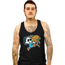 Load image into Gallery viewer, Secret_Shirts Tank Top, Unisex / Small / Black Super Halloween Boy
