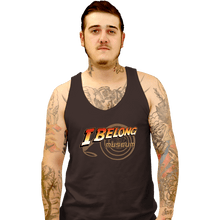 Load image into Gallery viewer, Shirts Tank Top, Unisex / Small / Black I Belong In A Museum