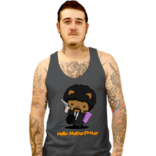 Load image into Gallery viewer, Secret_Shirts Tank Top, Unisex / Small / Charcoal Hello Motherf*cker