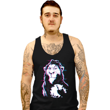 Load image into Gallery viewer, Daily_Deal_Shirts Tank Top, Unisex / Small / Black Glitched Scar