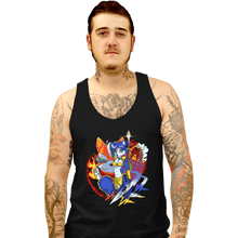 Load image into Gallery viewer, Secret_Shirts Tank Top, Unisex / Small / Black Dino Planet