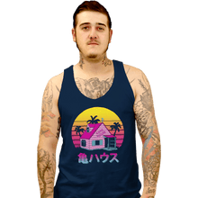 Load image into Gallery viewer, Shirts Tank Top, Unisex / Small / Navy Retro Kame House
