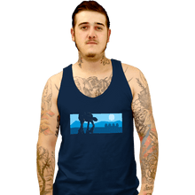 Load image into Gallery viewer, Secret_Shirts Tank Top, Unisex / Small / Navy Snowy Invasion