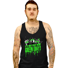 Load image into Gallery viewer, Shirts Tank Top, Unisex / Small / Black It's Not Easy Bein' Green