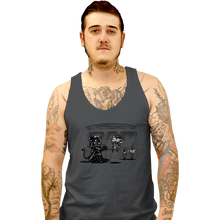 Load image into Gallery viewer, Secret_Shirts Tank Top, Unisex / Small / Charcoal Cat Vader