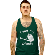 Load image into Gallery viewer, Shirts Tank Top, Unisex / Small / Black I Wet My Plants