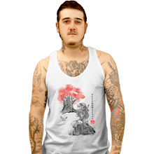 Load image into Gallery viewer, Shirts Tank Top, Unisex / Small / White The Great Deku Sumi-e