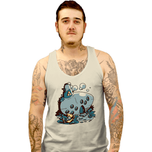 Load image into Gallery viewer, Shirts Tank Top, Unisex / Small / White Ocarina Resting Cabin