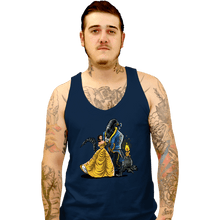 Load image into Gallery viewer, Secret_Shirts Tank Top, Unisex / Small / Navy Beauty And The Alien