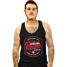 Load image into Gallery viewer, Shirts Tank Top, Unisex / Small / Black Raccoon City