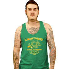 Load image into Gallery viewer, Shirts Tank Top, Unisex / Small / Irish Green Know Where Camp