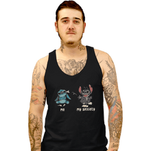 Load image into Gallery viewer, Shirts Tank Top, Unisex / Small / Black Anxiety
