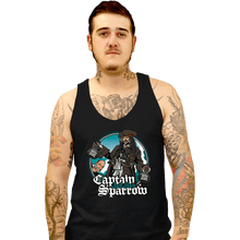 Load image into Gallery viewer, Secret_Shirts Tank Top, Unisex / Small / Black Capt. Jack Black Sparrow