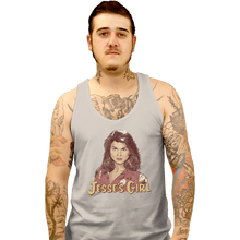Load image into Gallery viewer, Shirts Tank Top, Unisex / Small / White Jesse's Girl