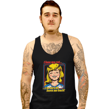 Load image into Gallery viewer, Shirts Tank Top, Unisex / Small / Black I Love My Cat