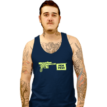 Load image into Gallery viewer, Daily_Deal_Shirts Tank Top, Unisex / Small / Navy PEW PEW!