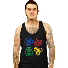 Load image into Gallery viewer, Secret_Shirts Tank Top, Unisex / Small / Black Four Nations