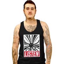 Load image into Gallery viewer, Shirts Tank Top, Unisex / Small / Black Listen and Obey