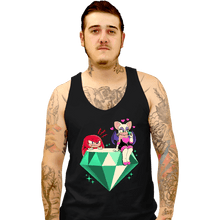 Load image into Gallery viewer, Daily_Deal_Shirts Tank Top, Unisex / Small / Black Rouge And Knuckles