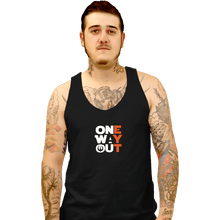 Load image into Gallery viewer, Secret_Shirts Tank Top, Unisex / Small / Black One Way Out