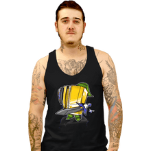 Load image into Gallery viewer, Shirts Tank Top, Unisex / Small / Black 8-Bit Hero