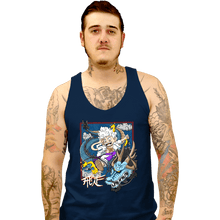 Load image into Gallery viewer, Secret_Shirts Tank Top, Unisex / Small / Navy Dragon Fight