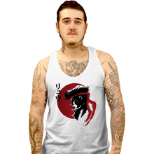 Load image into Gallery viewer, Shirts Tank Top, Unisex / Small / White Red Sun Fighter