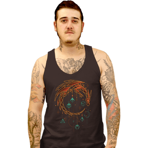 Daily_Deal_Shirts Tank Top, Unisex / Small / Black Draconic Dice Keeper