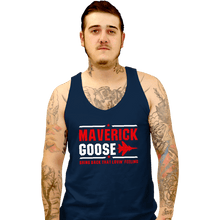 Load image into Gallery viewer, Shirts Tank Top, Unisex / Small / Navy Maverick And Goose