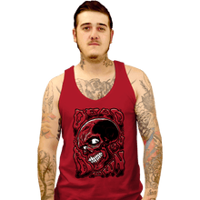 Load image into Gallery viewer, Daily_Deal_Shirts Tank Top, Unisex / Small / Red Dead By Dawn Skull
