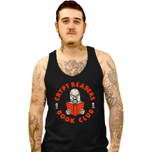Load image into Gallery viewer, Shirts Tank Top, Unisex / Small / Black Crypt Readers Book Club