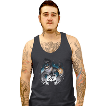 Load image into Gallery viewer, Secret_Shirts Tank Top, Unisex / Small / Dark Heather Sea Villain