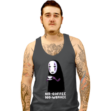 Load image into Gallery viewer, Daily_Deal_Shirts Tank Top, Unisex / Small / Charcoal No Face No Coffee