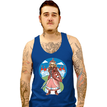 Load image into Gallery viewer, Daily_Deal_Shirts Tank Top, Unisex / Small / Royal Blue Armored Princess