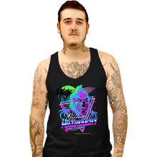 Load image into Gallery viewer, Shirts Tank Top, Unisex / Small / Black Mr Grouchy x CoDdesigns Neon Retro Tee