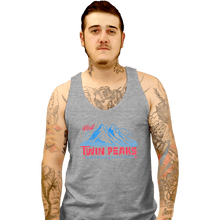 Load image into Gallery viewer, Shirts Tank Top, Unisex / Small / Sports Grey Visit Twin Peaks
