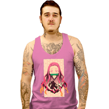 Load image into Gallery viewer, Shirts Tank Top, Unisex / Small / Pink Demon Nezuko