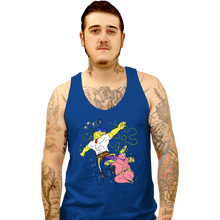 Load image into Gallery viewer, Daily_Deal_Shirts Tank Top, Unisex / Small / Royal Blue Sponge Knight Returns