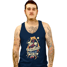 Load image into Gallery viewer, Daily_Deal_Shirts Tank Top, Unisex / Small / Navy In The Name Of The Moon F You