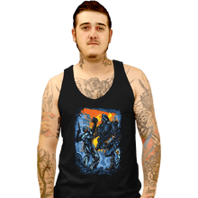 Load image into Gallery viewer, Secret_Shirts Tank Top, Unisex / Small / Black Robocop VS Robocain