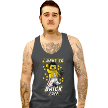 Load image into Gallery viewer, Shirts Tank Top, Unisex / Small / Charcoal I Want To Brick Free