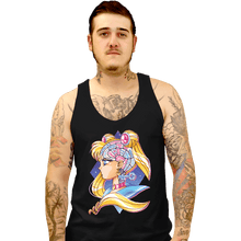 Load image into Gallery viewer, Shirts Tank Top, Unisex / Small / Black Magical Lock and Time Key
