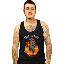 Load image into Gallery viewer, Secret_Shirts Tank Top, Unisex / Small / Black Demonically Fine