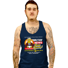 Load image into Gallery viewer, Daily_Deal_Shirts Tank Top, Unisex / Small / Navy Springfield Channel 6 Action News