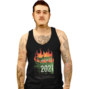 Shirts Tank Top, Unisex / Small / Black 2021 Double Dumpster Fire