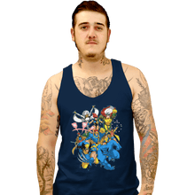 Load image into Gallery viewer, Shirts Tank Top, Unisex / Small / Navy 90s Mutants
