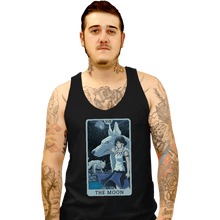 Load image into Gallery viewer, Daily_Deal_Shirts Tank Top, Unisex / Small / Black Tarot Ghibli The Moon
